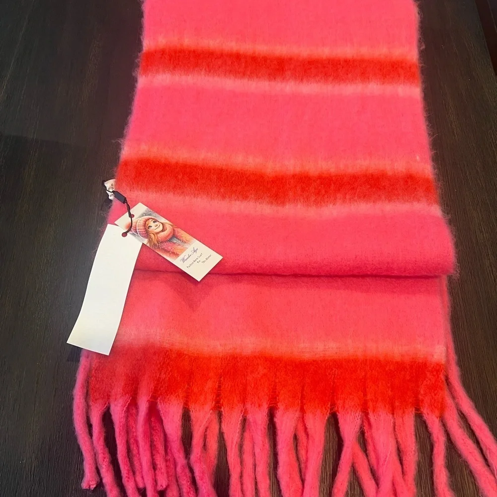 Wander Agio Scarf Rose/Red